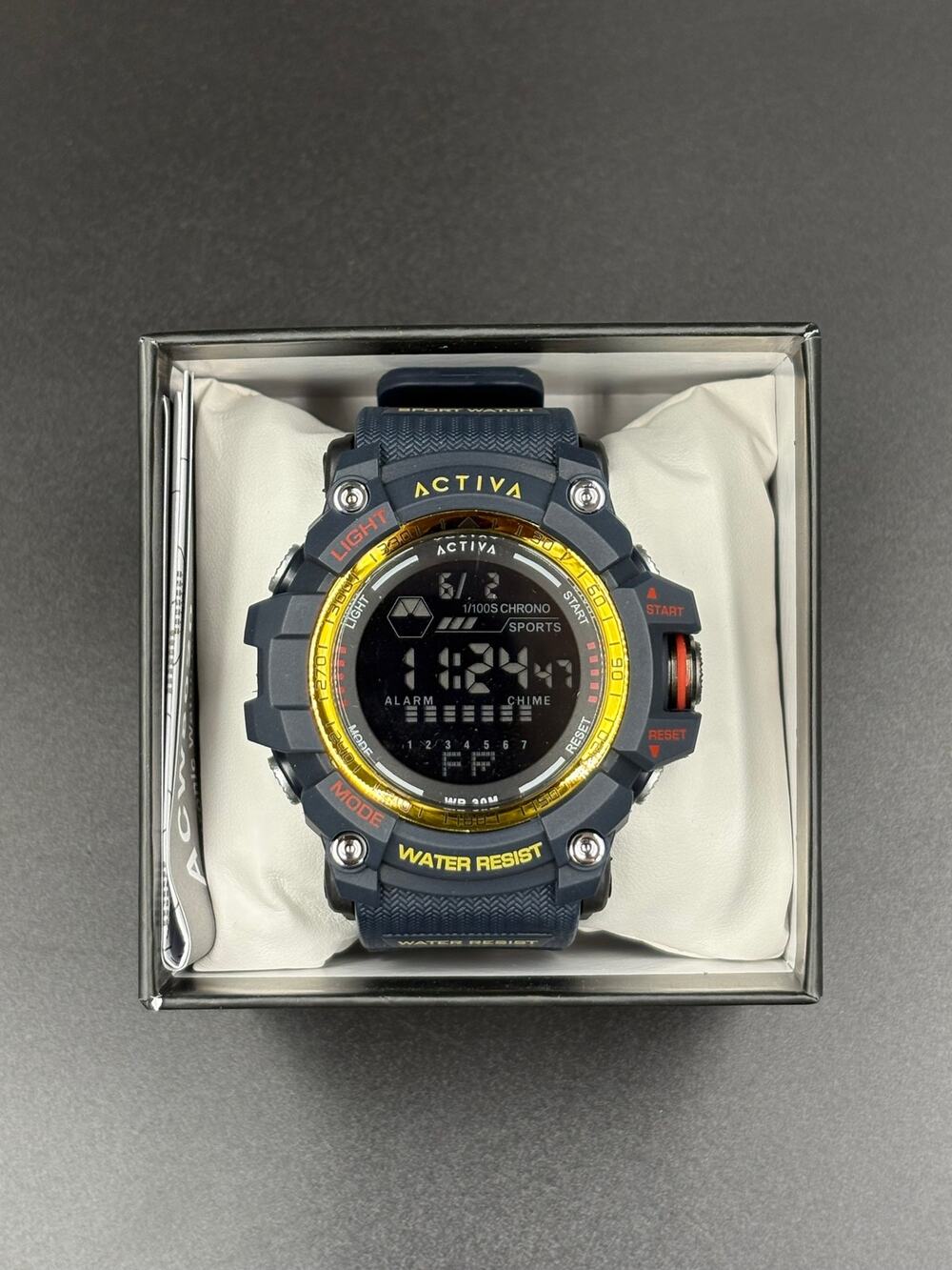 Activa by Invicta Digital Men's Sports Watch 56mm Model ACW8020 Dark Blue New